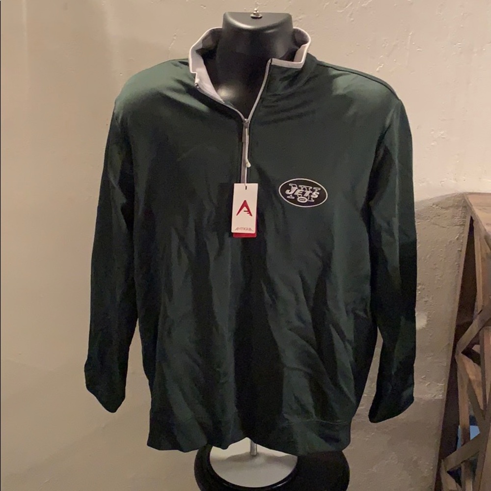 Antigua New York jets quarter zip